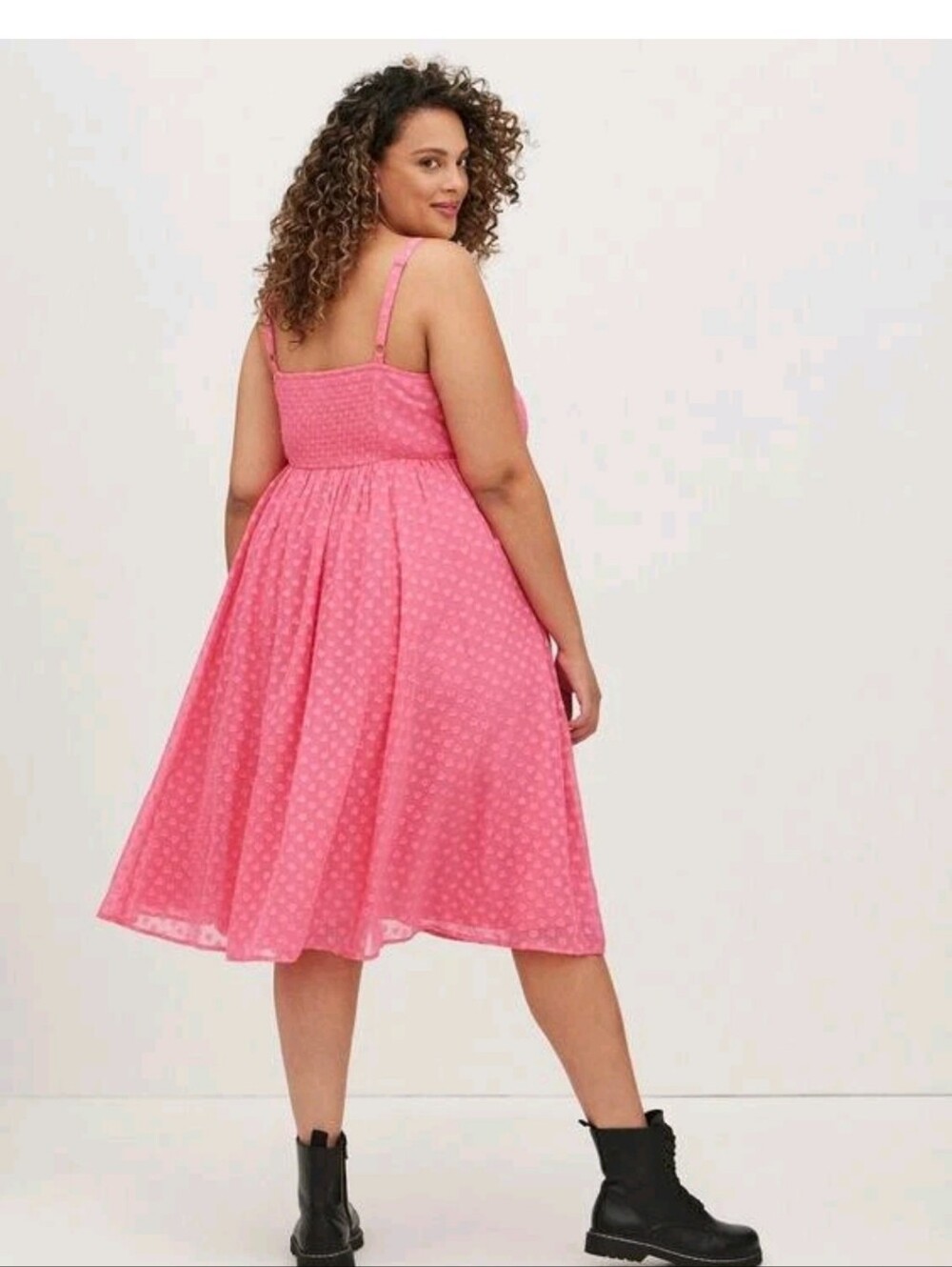 Torrid Pink Dress 18 -20 - Picture 7 of 9